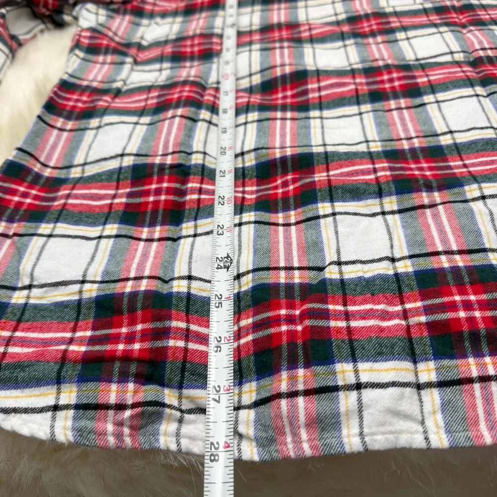 Gap + Pendleton‎ | Flannel Plaid Button Down Long Sleeve Pajama Shirt - Picture 8 of 9